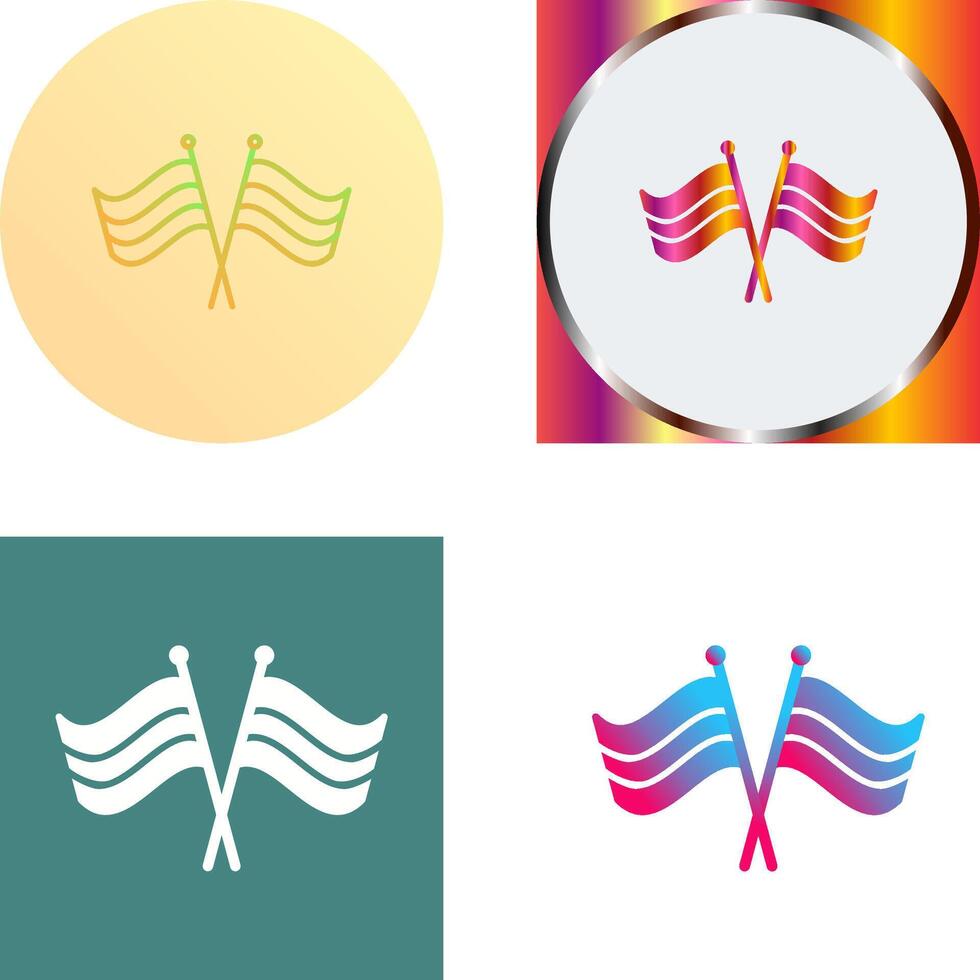 Flag Icon Design vector