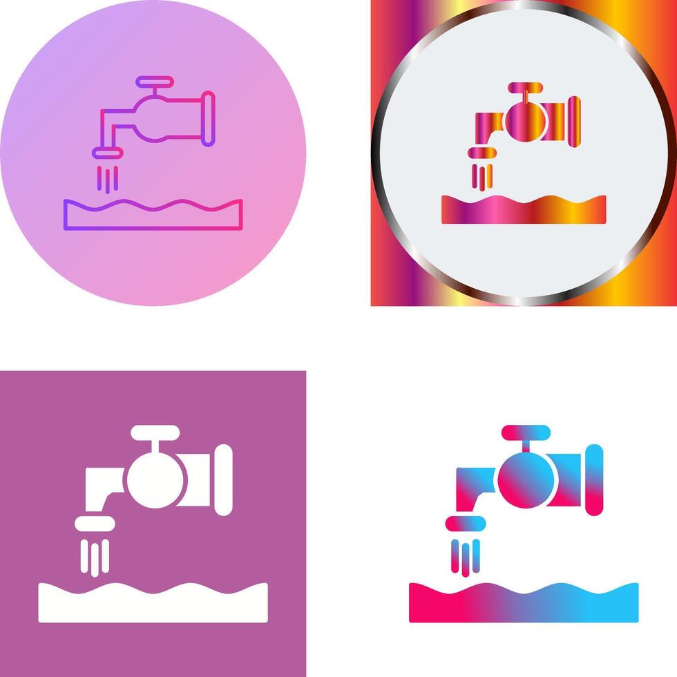 Water House Icon Design vector