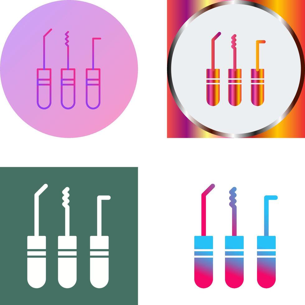 Lockpick Icon Design vector