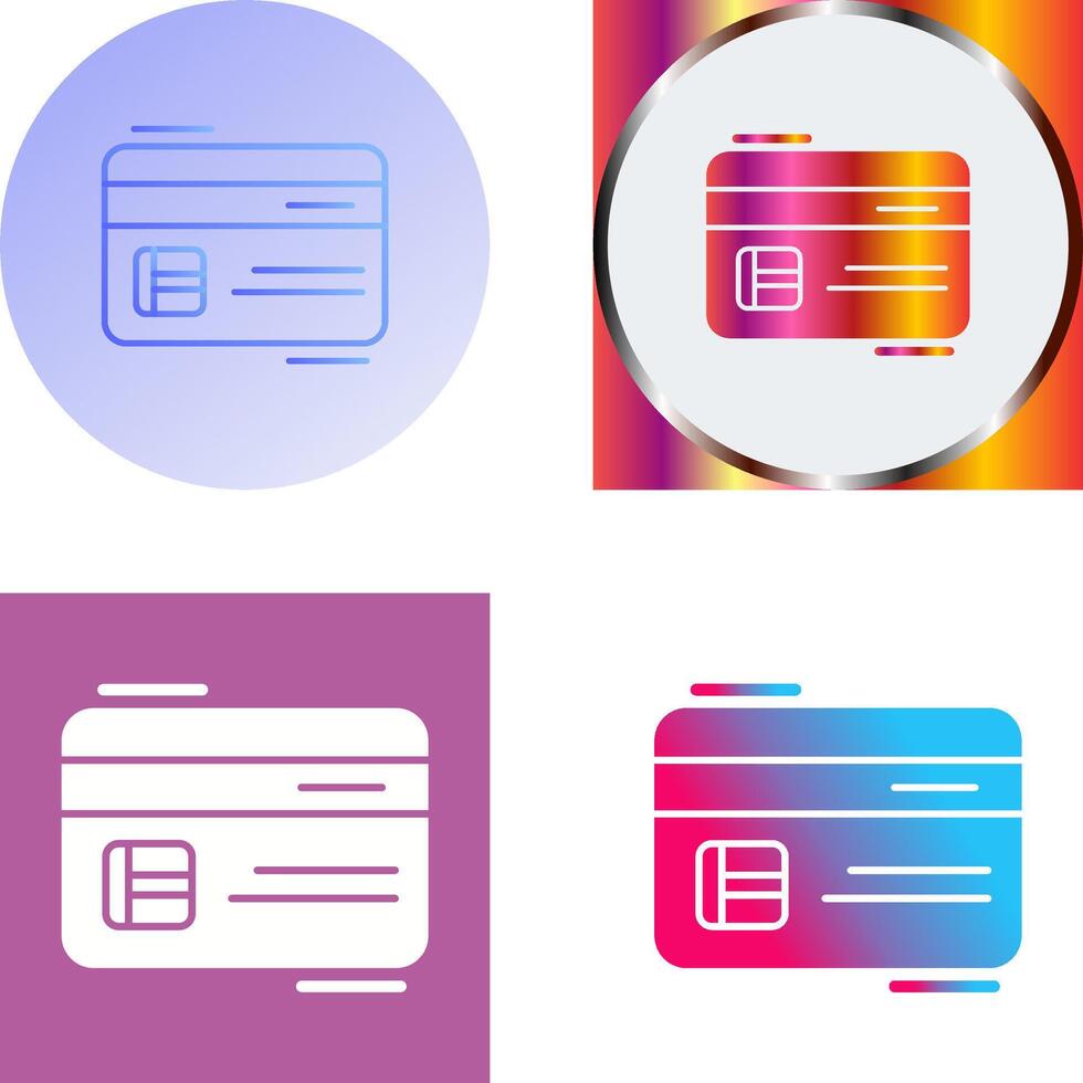 diseño de icono de tarjeta de crédito vector