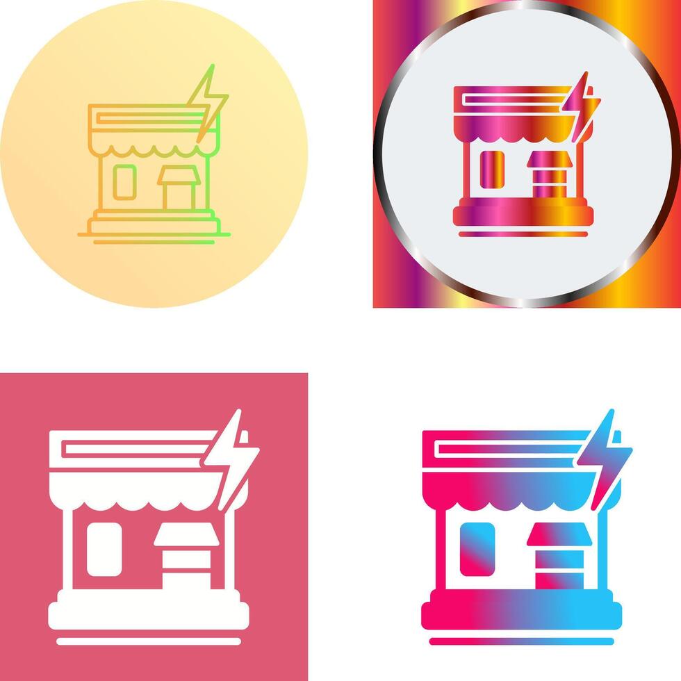 Natural Disaster Icon Design vector