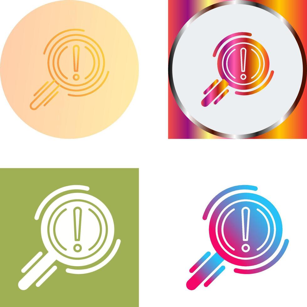 Problem Icon Design vector
