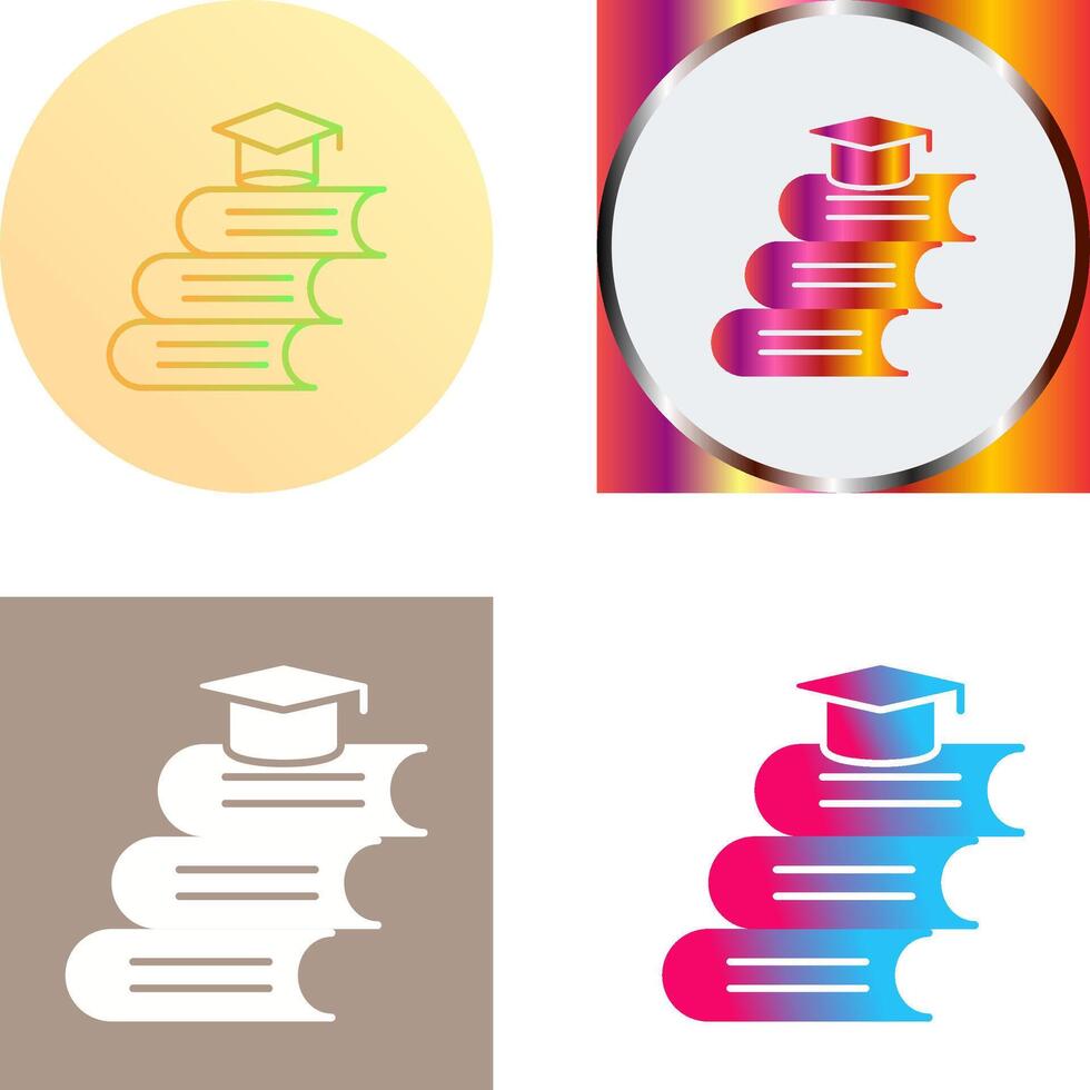 Books Icon Design vector