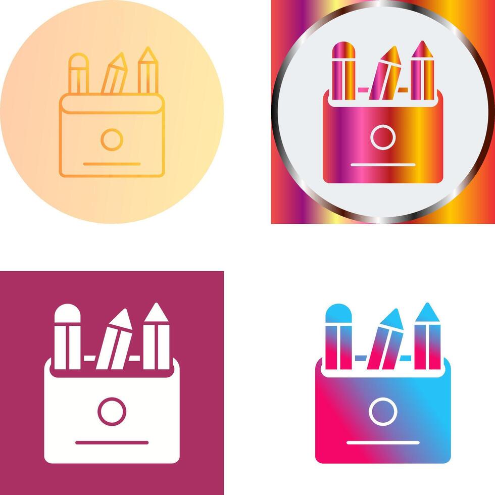 lapices icono diseño vector