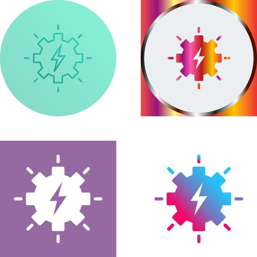 Electricity Icon Design vector