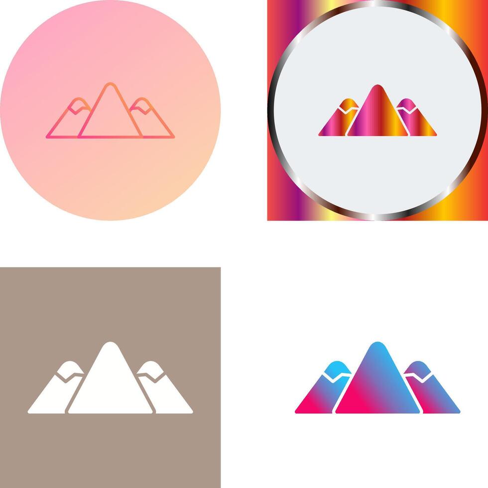 Mountain Icon Design vector