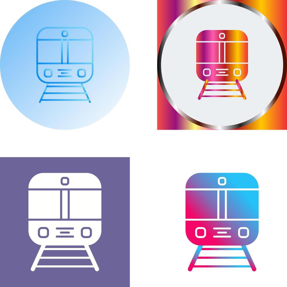 Train Icon Design vector