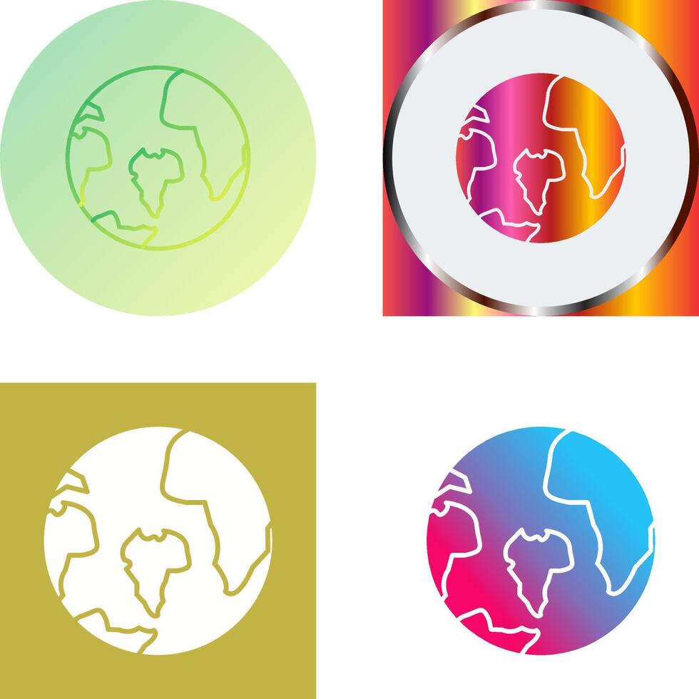 World Icon Design vector