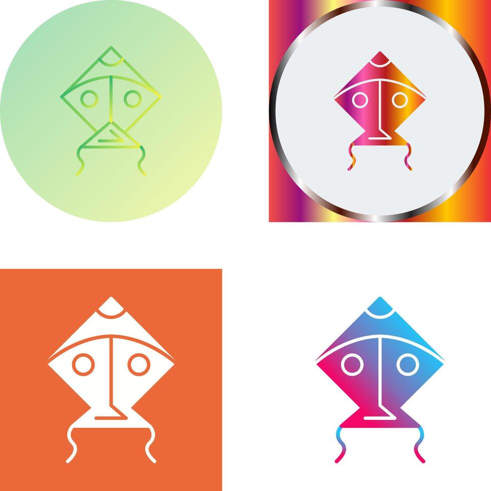 Kite Icon Design vector