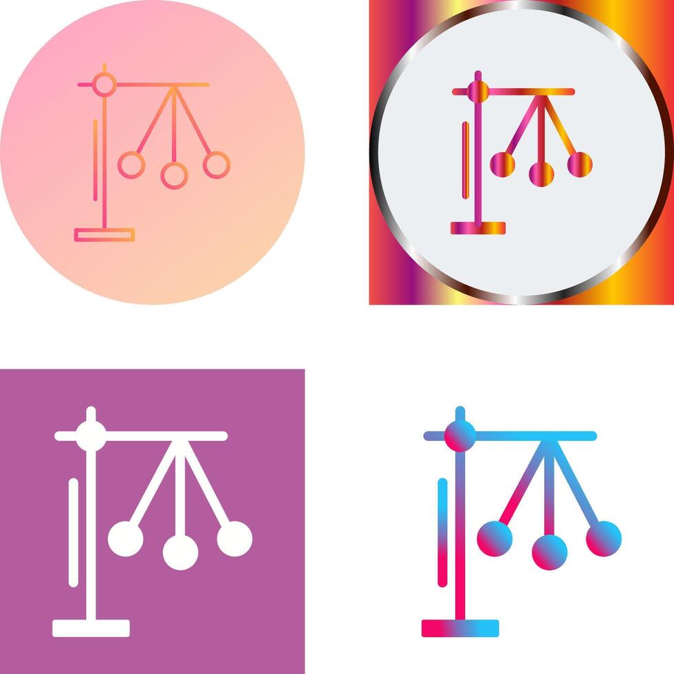 Pendulum Icon Design vector