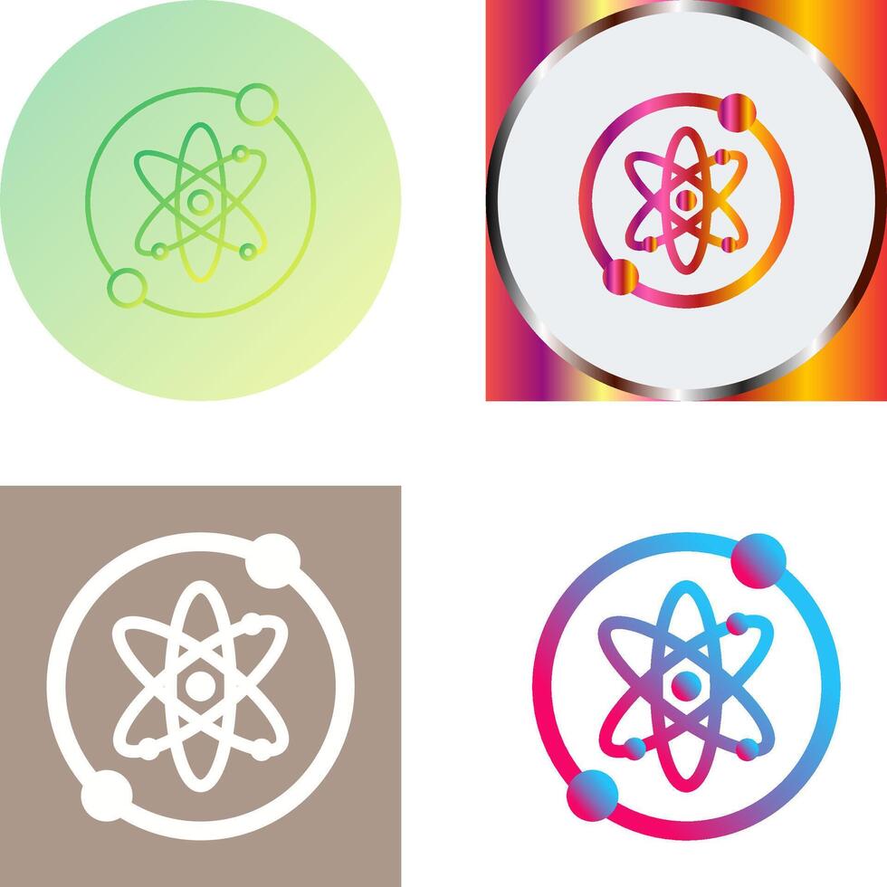 Proton Icon Design vector