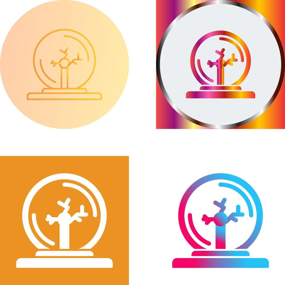 Plasma Ball Icon Design vector