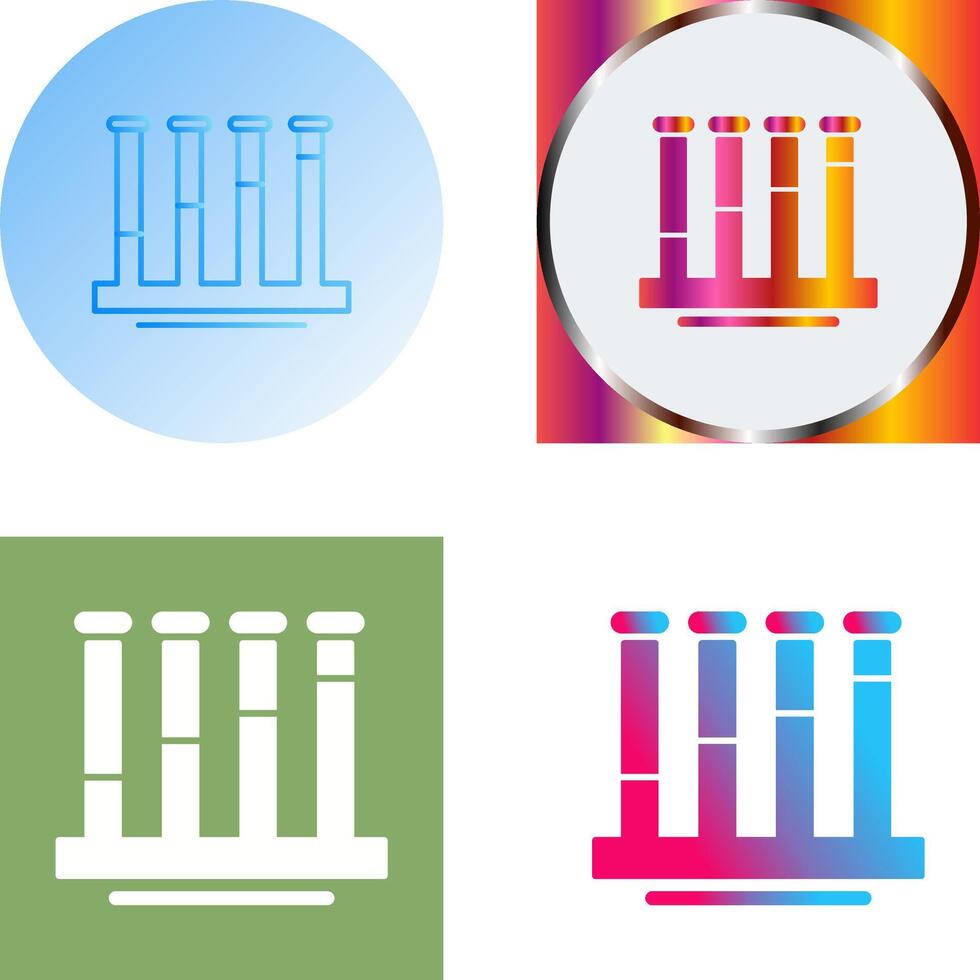 Communicating Vessels Icon Design vector