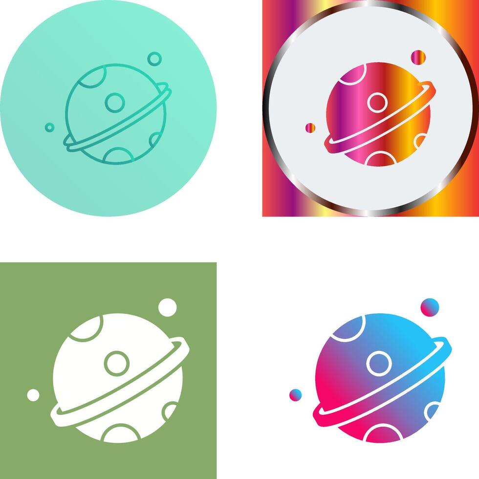 Planet Icon Design vector