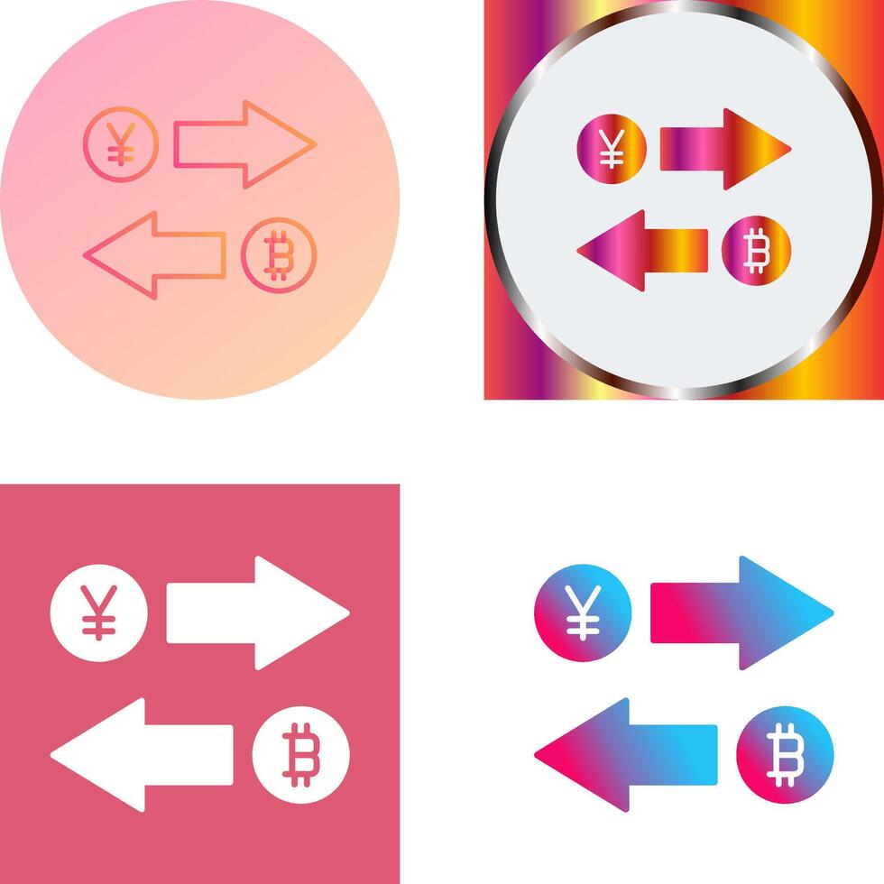 Exchange Icon Design vector