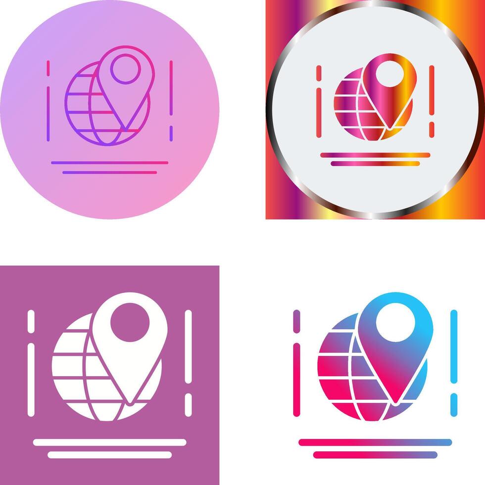 Map Icon Design vector