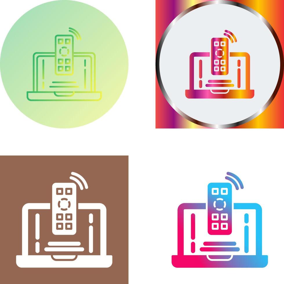 Remote Icon Design vector