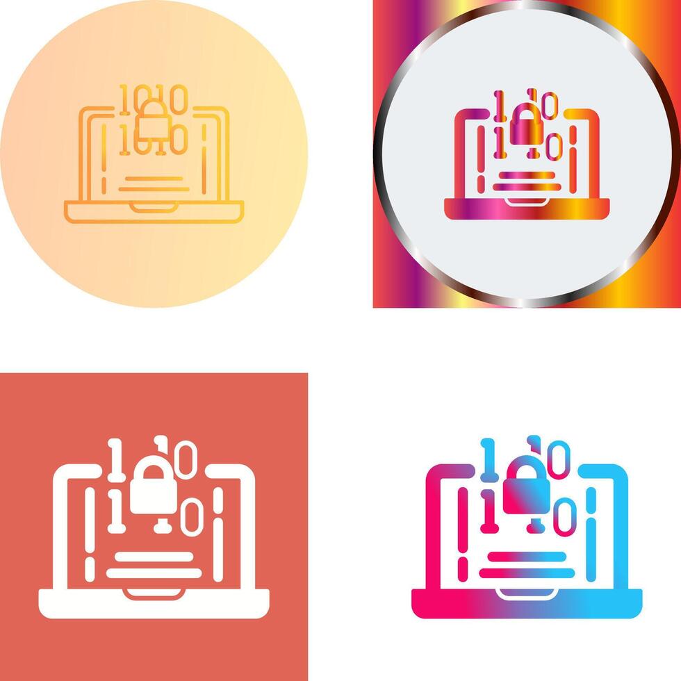 Encryption Icon Design vector