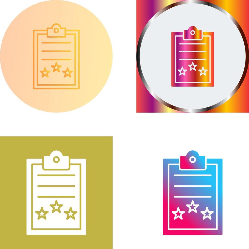 Result Icon Design vector