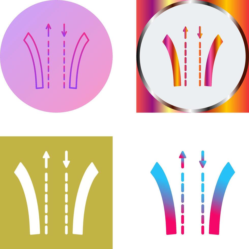 Way Icon Design vector