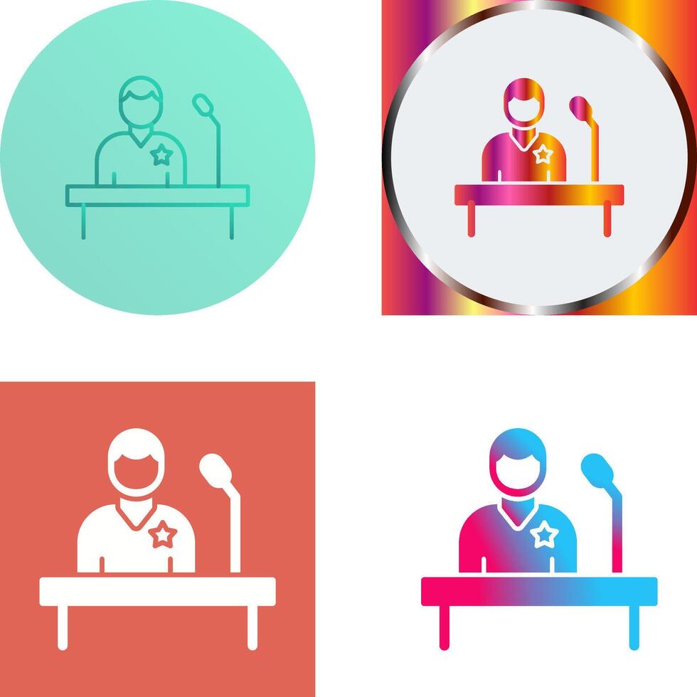 Candidate Icon Design vector