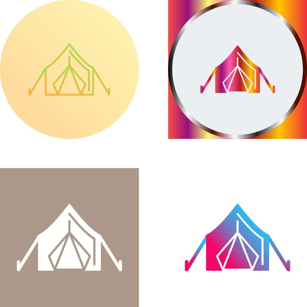Tent Icon Design vector