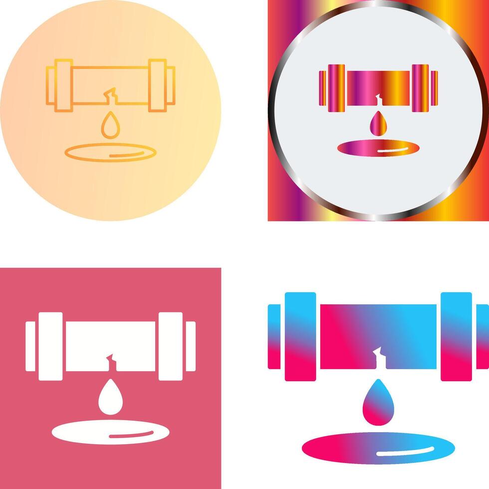 Leak Icon Design vector