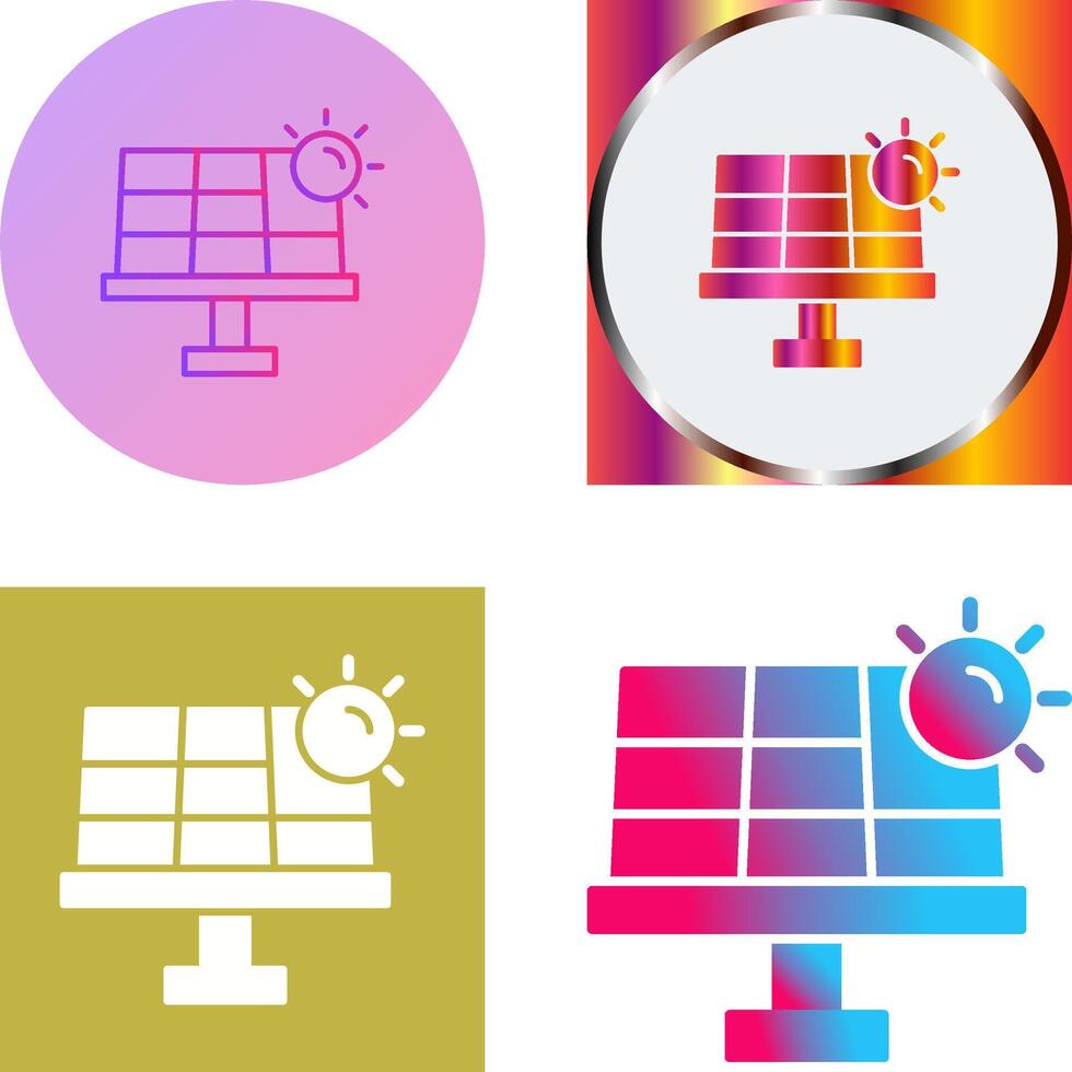 Solar Energy Icon Design vector