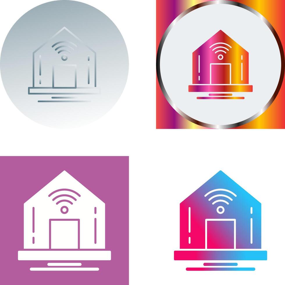 Smart Home Icon Design vector