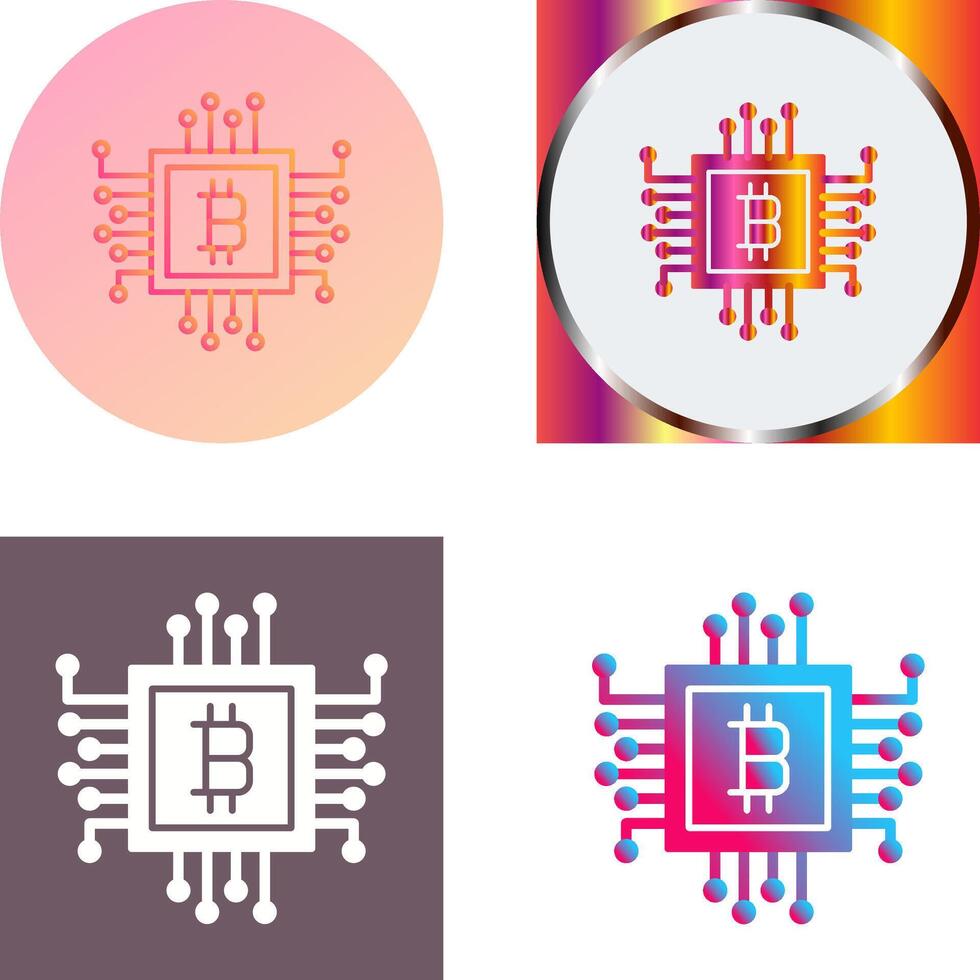 Chip Icon Design vector