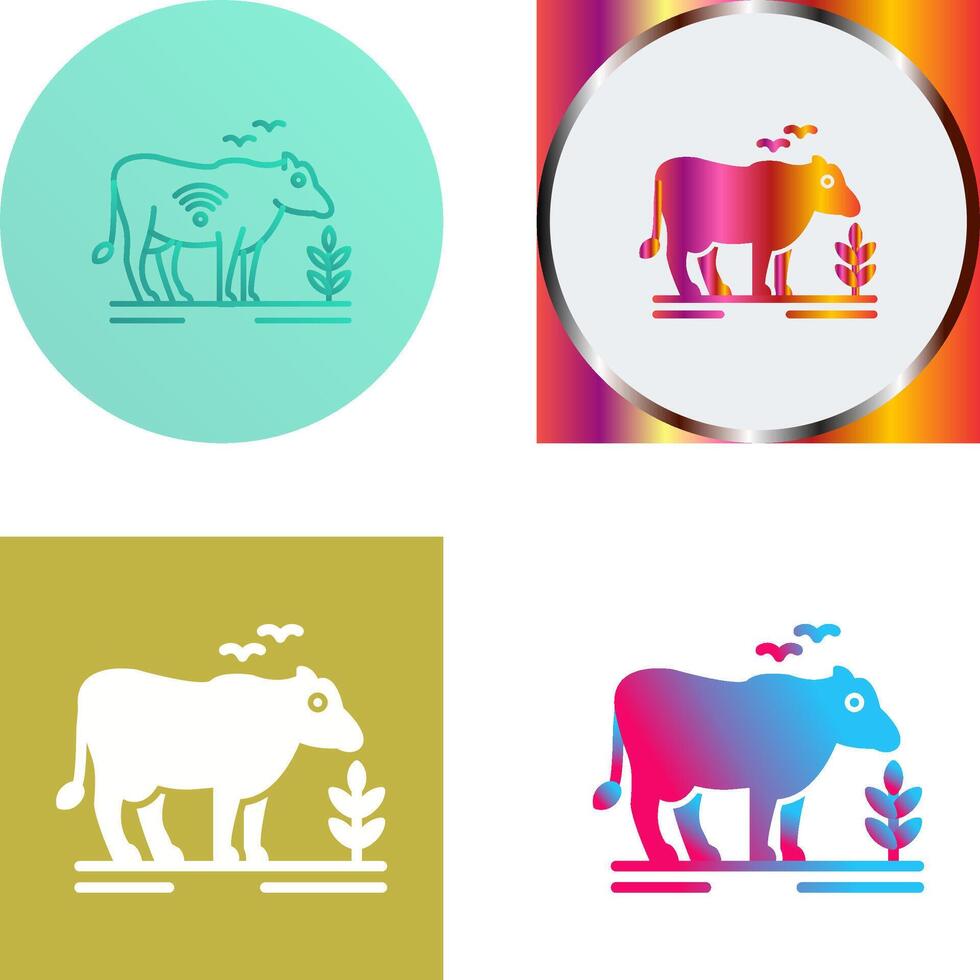 Cattle Icon Design vector