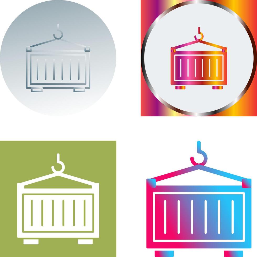 Container Icon Design vector