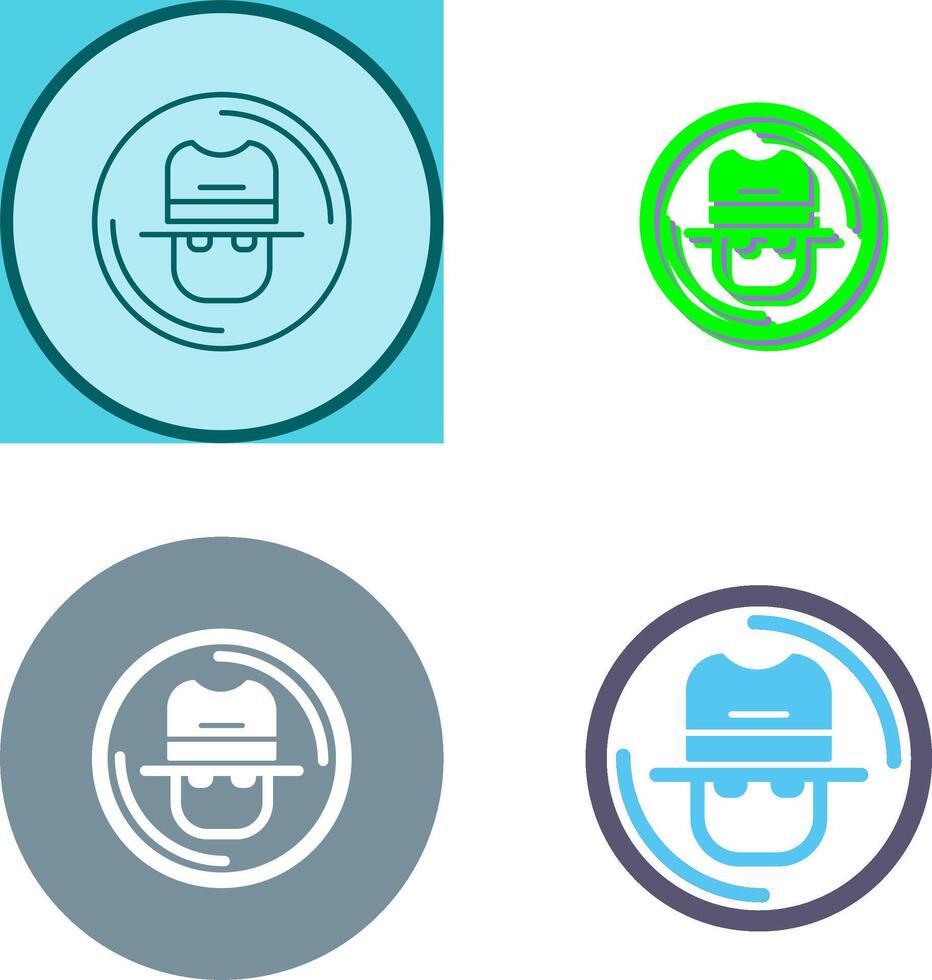 Spy Icon Design vector