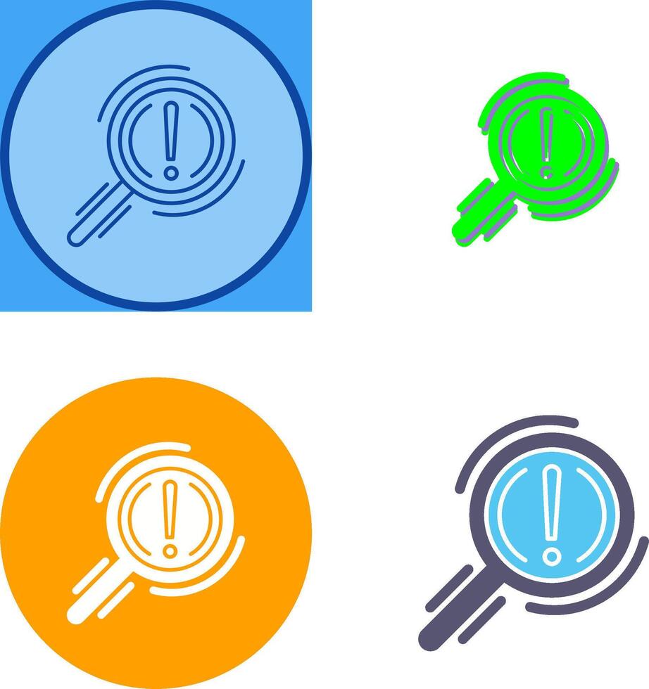 Problem Icon Design vector