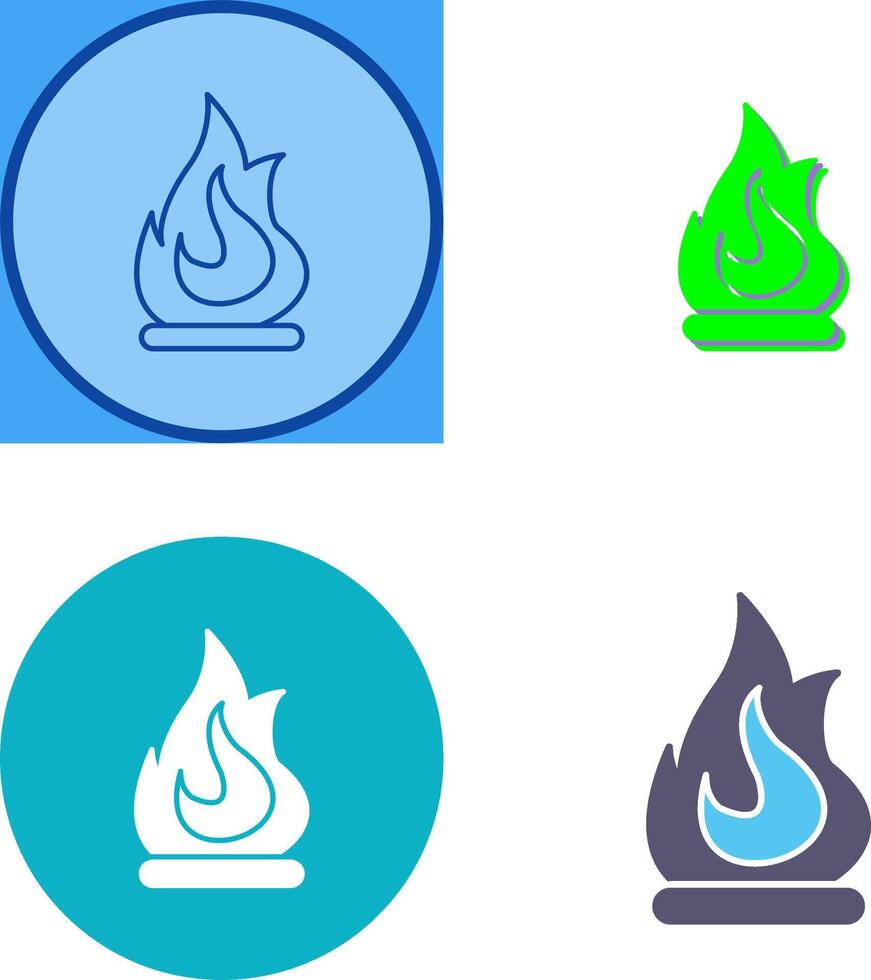 Fire Icon Design vector