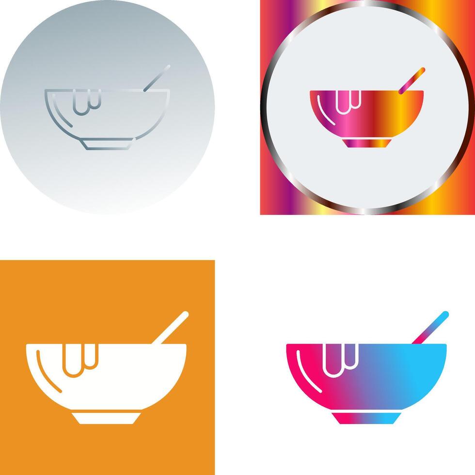 Soup Icon Design vector