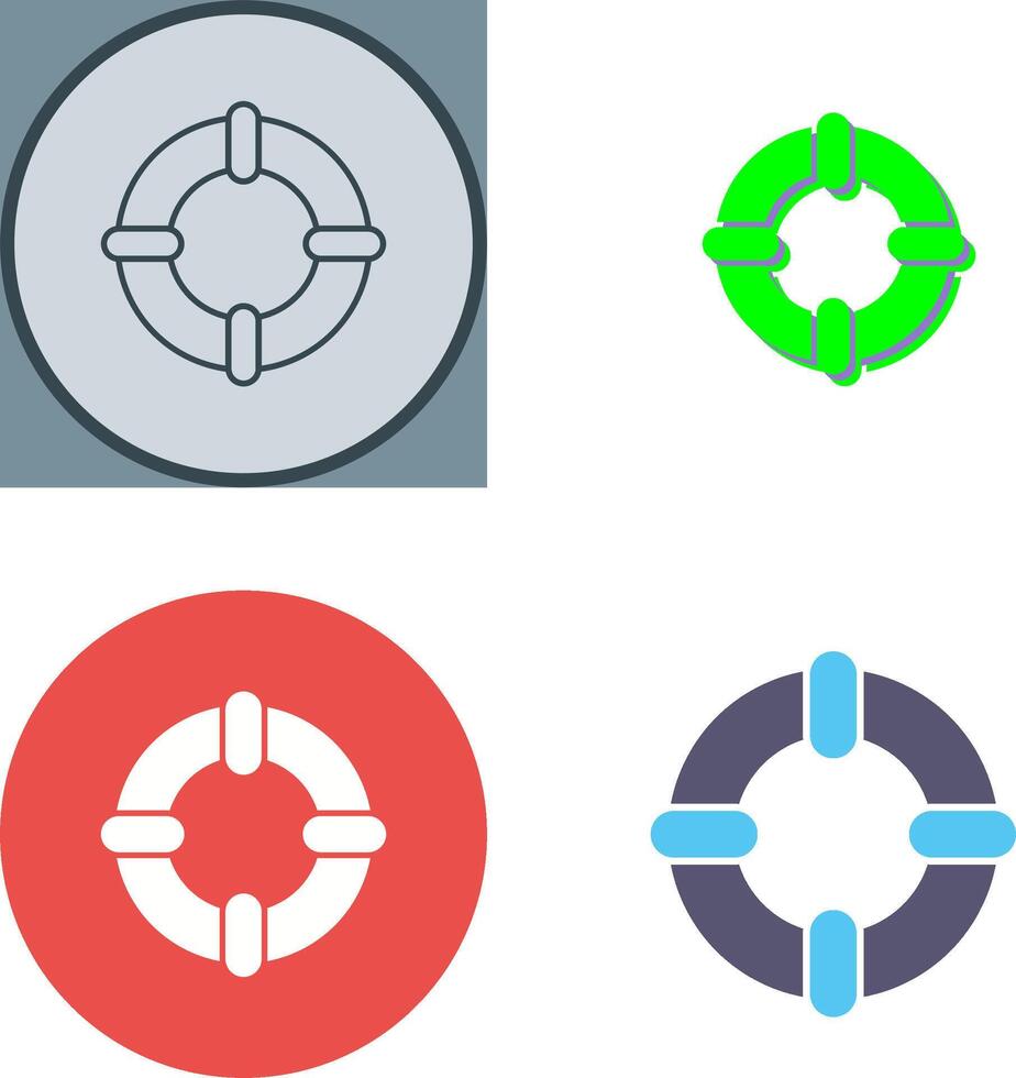 Life Saver Icon Design vector