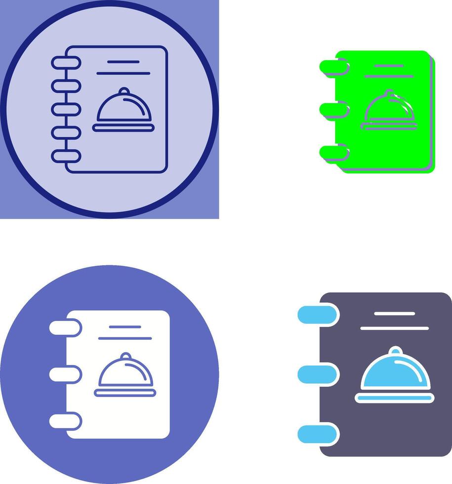 Menu Icon Design vector