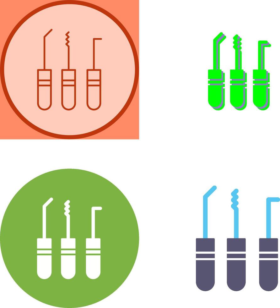 Lockpick Icon Design vector