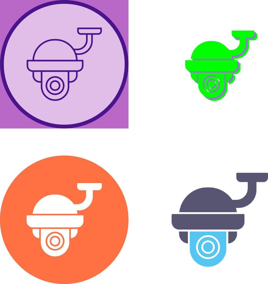 Security Camera Icon Design vector