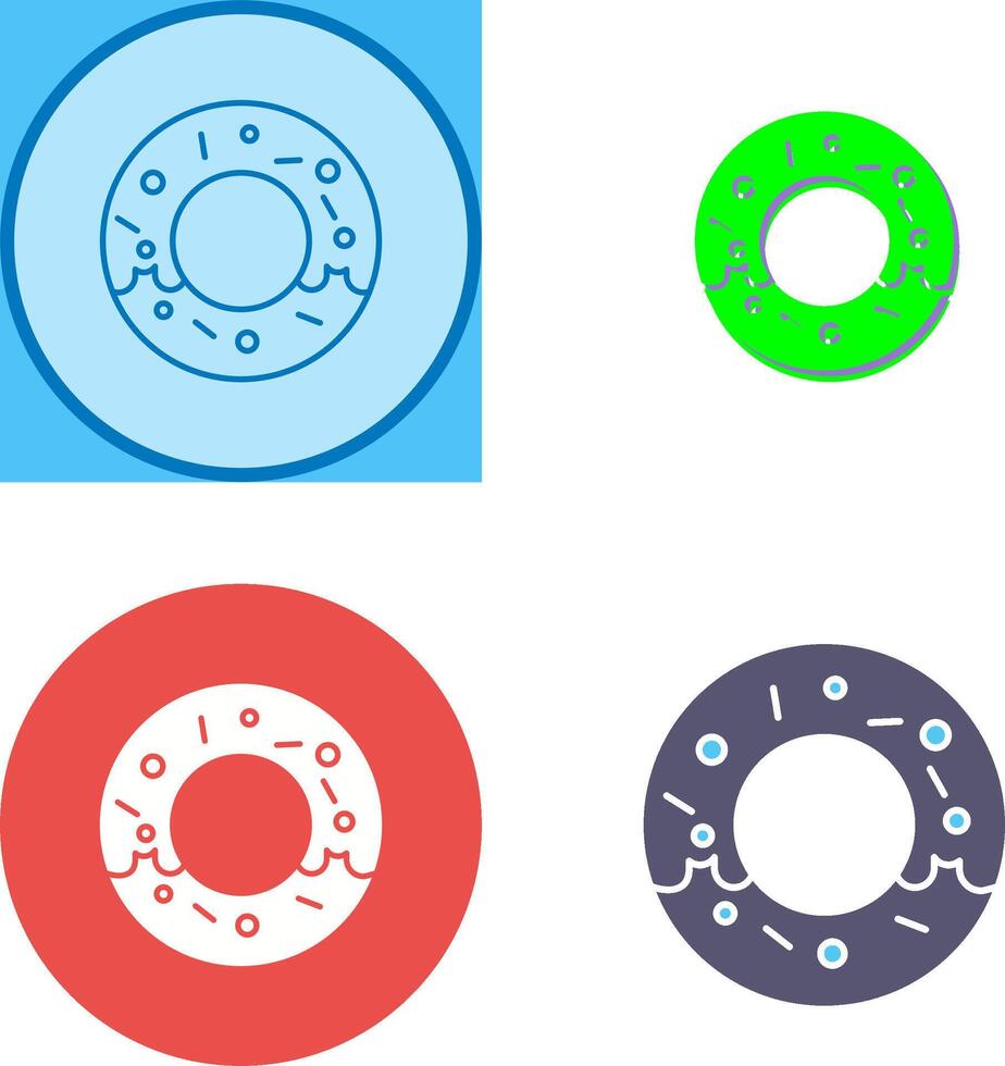 Donut Icon Design vector
