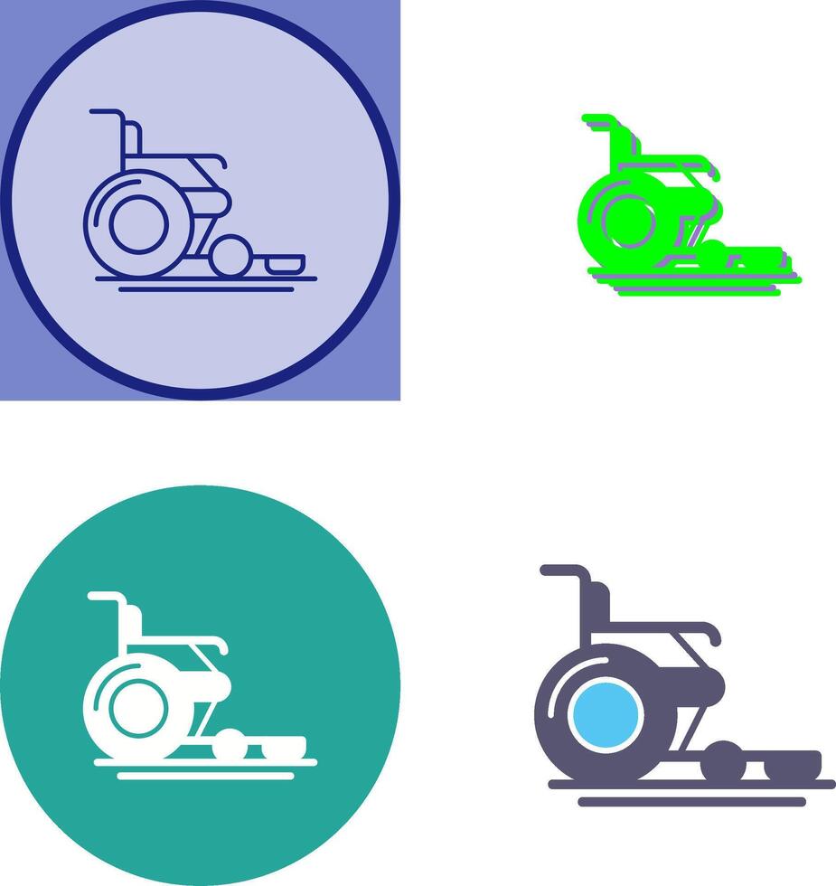 diseño de icono de silla de ruedas vector