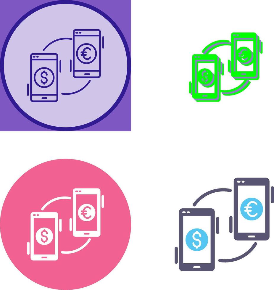 Exchange Icon Design vector