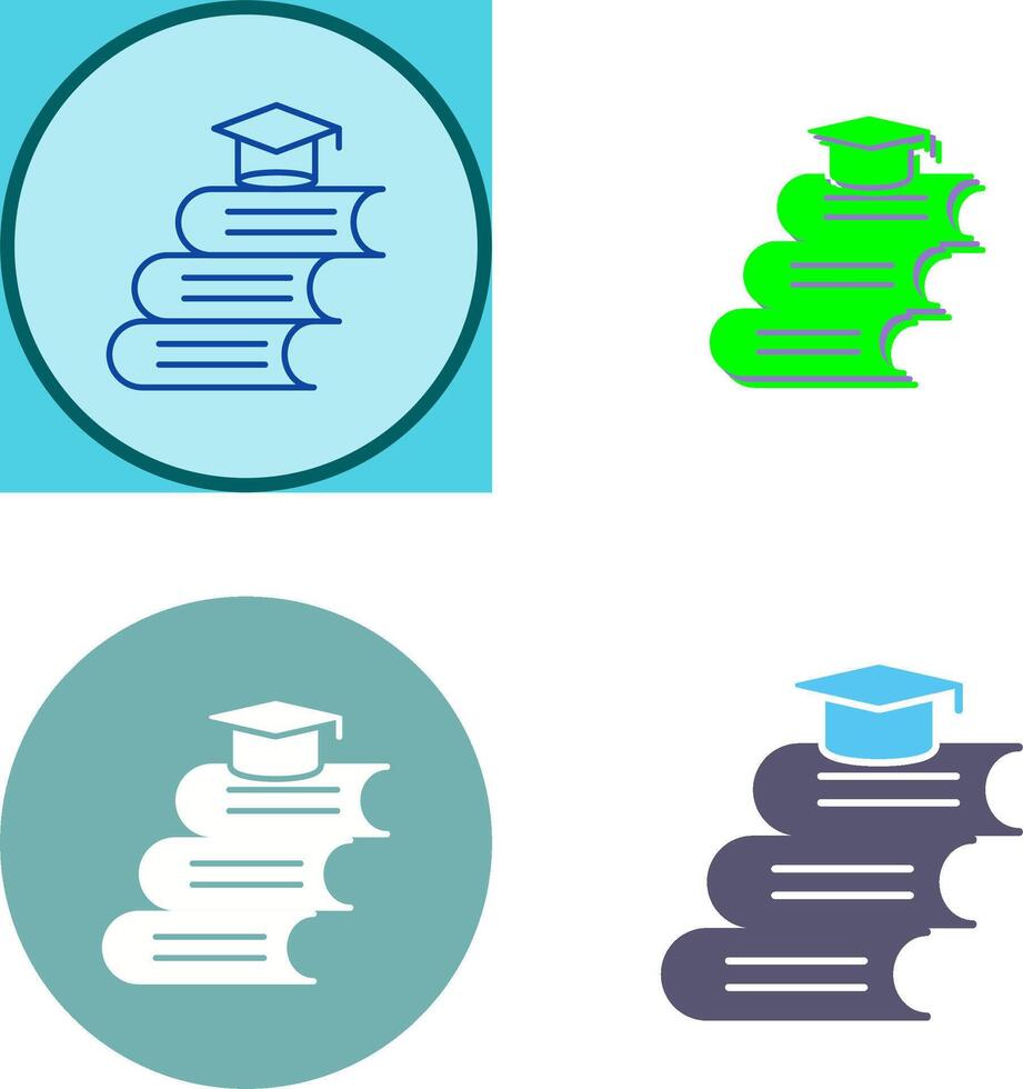 Books Icon Design vector