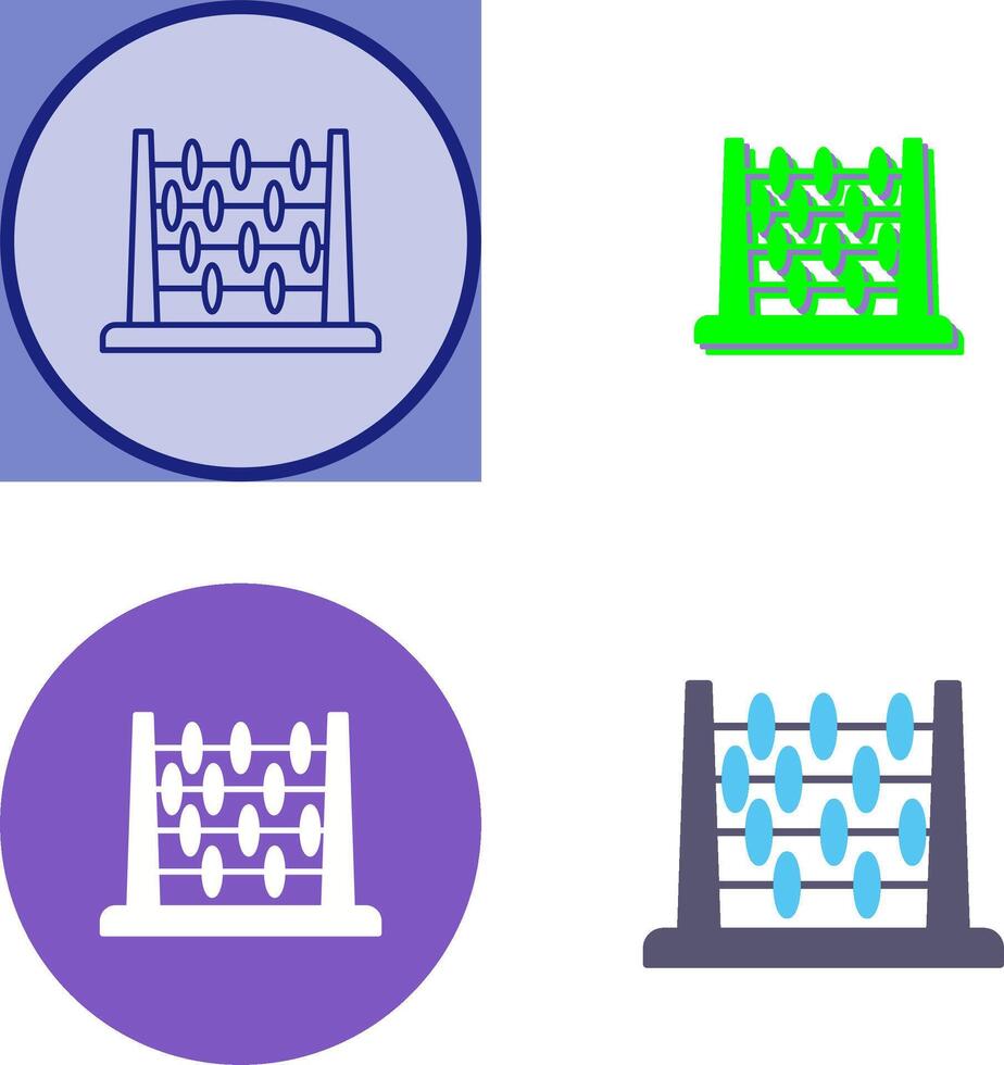 Abacus Icon Design vector