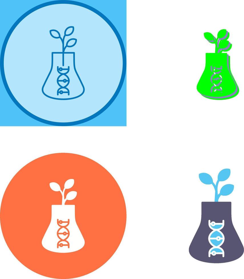 Biology Icon Design vector