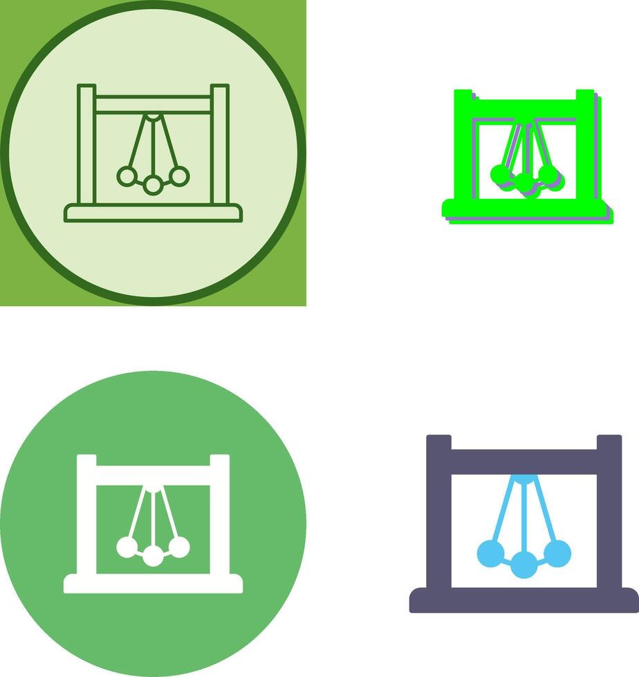 Pendulum Icon Design vector