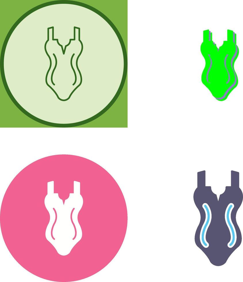 Swim Suit Icon Design vector