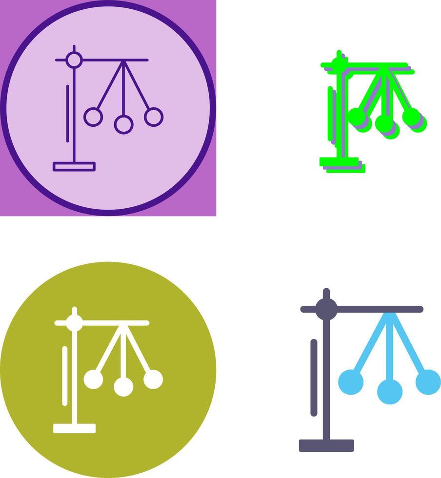 Pendulum Icon Design vector