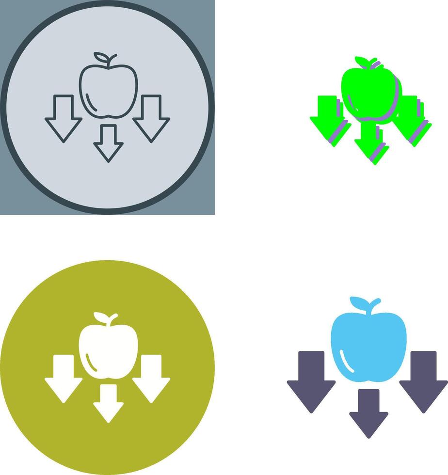 Gravity Icon Design vector